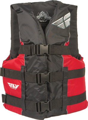 FLY VEST NYLON RED SM/MD - Click Image to Close
