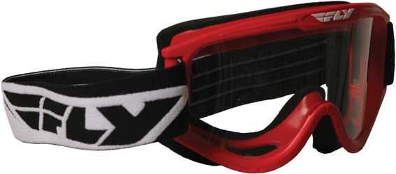 FLY GOGGLE FOCUS ADULT RED - Click Image to Close