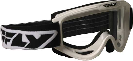 FLY GOGGLE FOCUS ADULT WHT - Click Image to Close